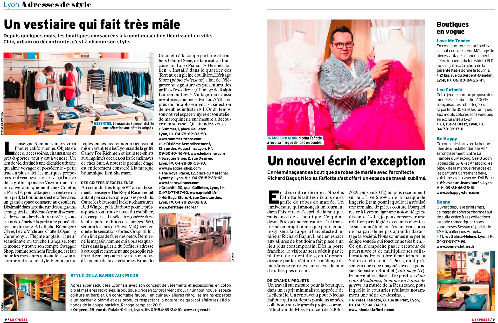 L'Express Tendance Lyon - 2013