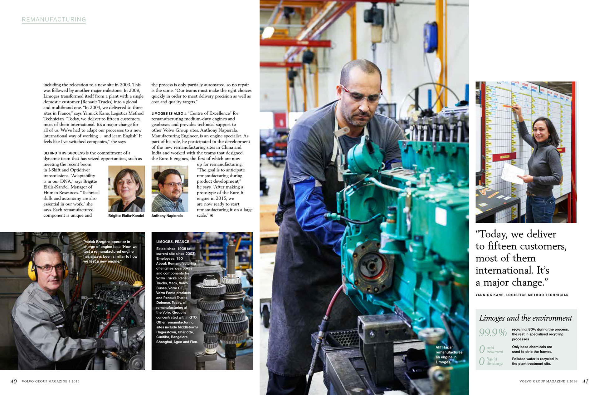 Limoges - Engine Of Reman - Volvo Global Magazine #1 - Janvier 2016