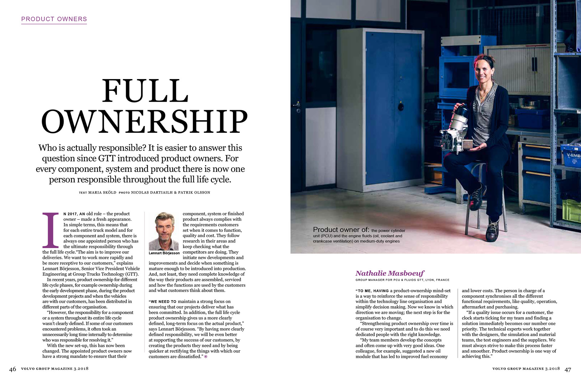 Volvo Group Magazine #3 - Full Ownership - juillet 2018