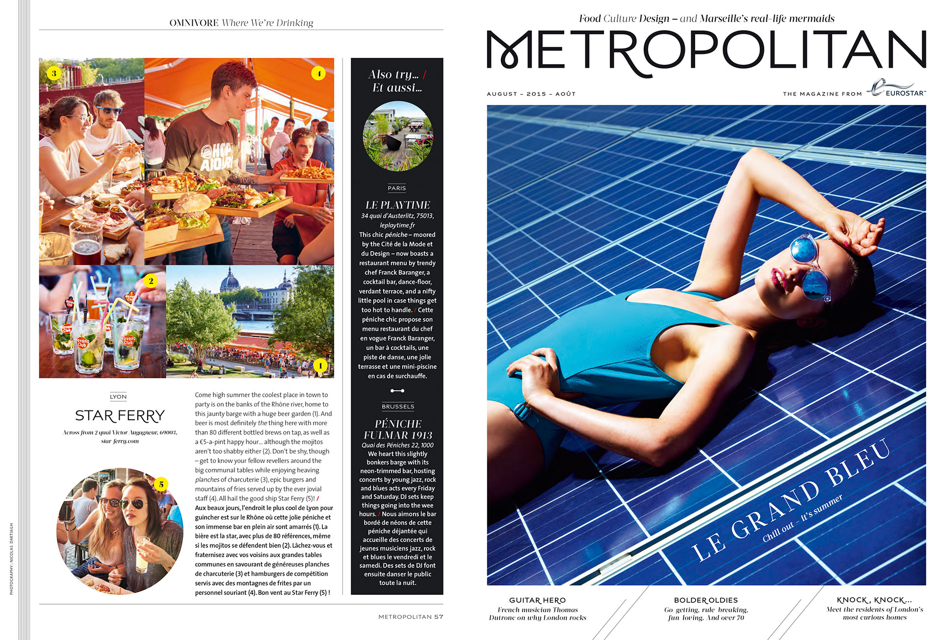 Eurostar Magazine - Metropolitan - Where we're drinking